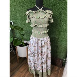 Rebecca Taylor cold shoulder dress